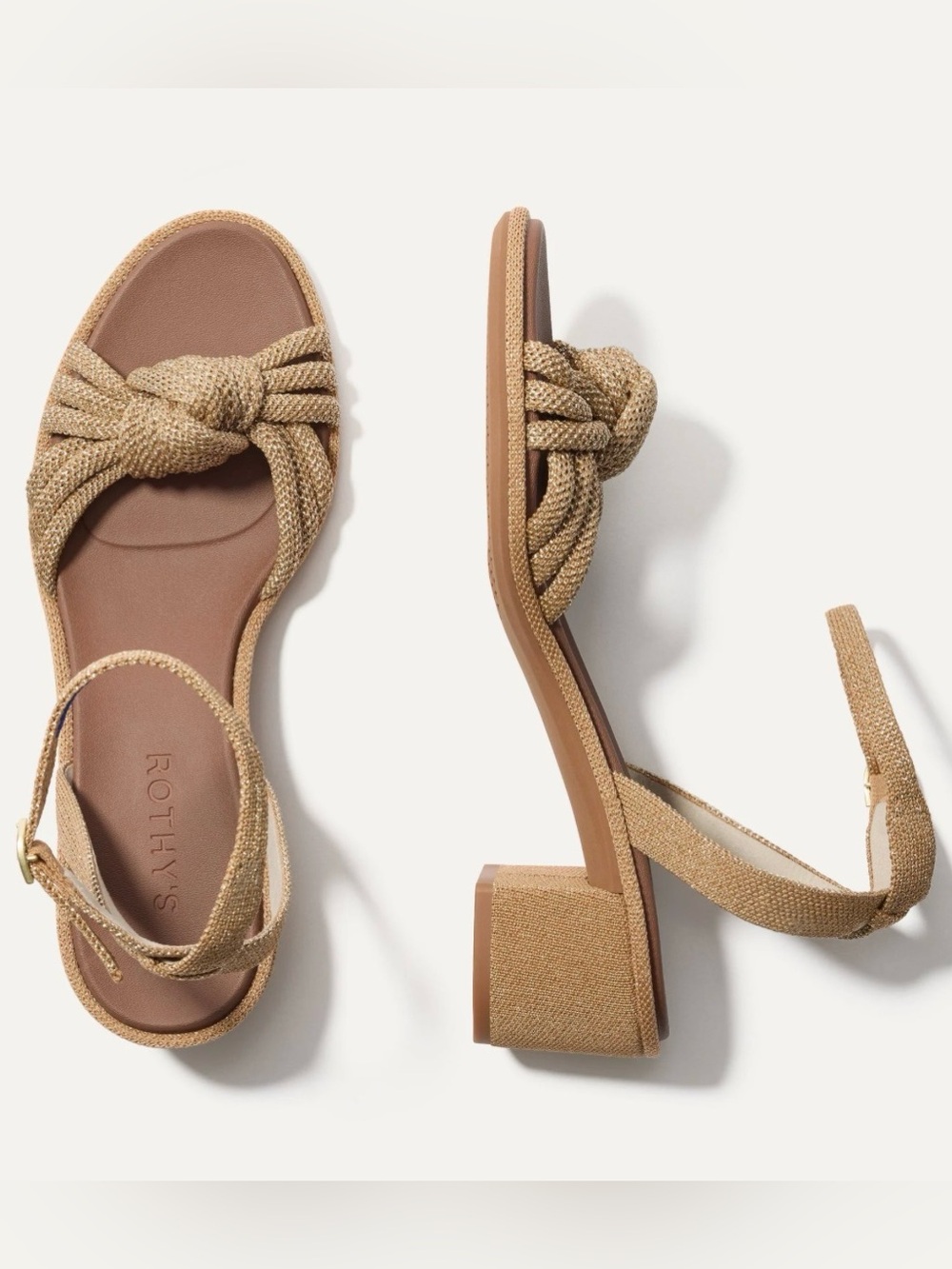 NIB Rothy’s The Knot Sandal Size 8.5